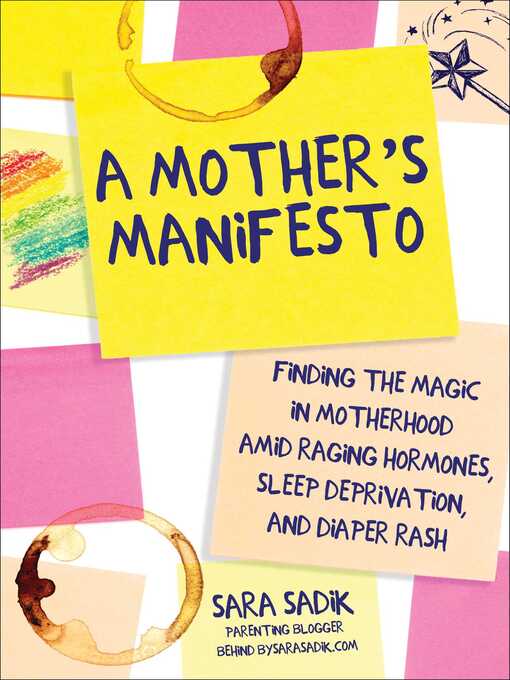 Title details for A Mother's Manifesto by Sara Sadik - Wait list